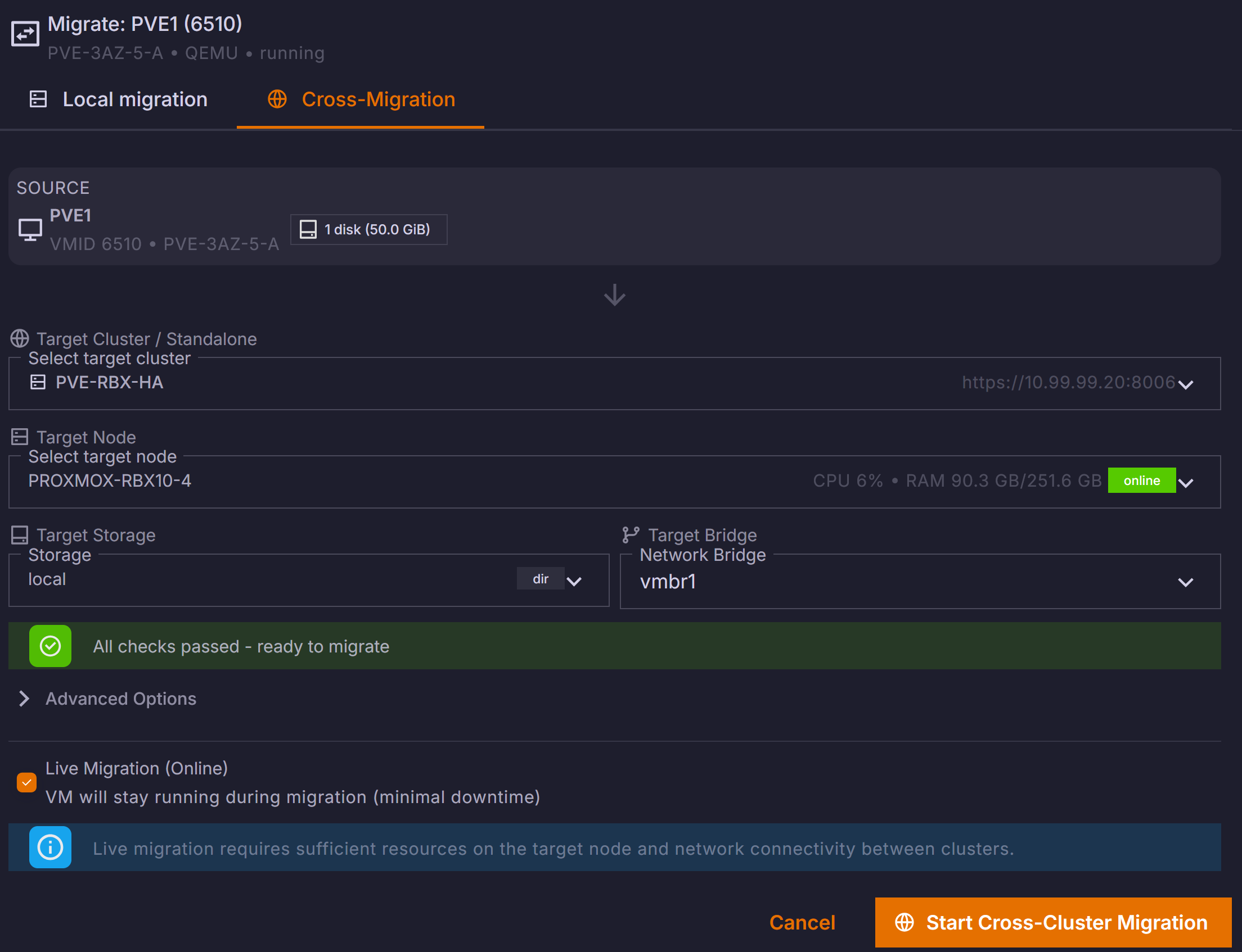 Cross-cluster Replication