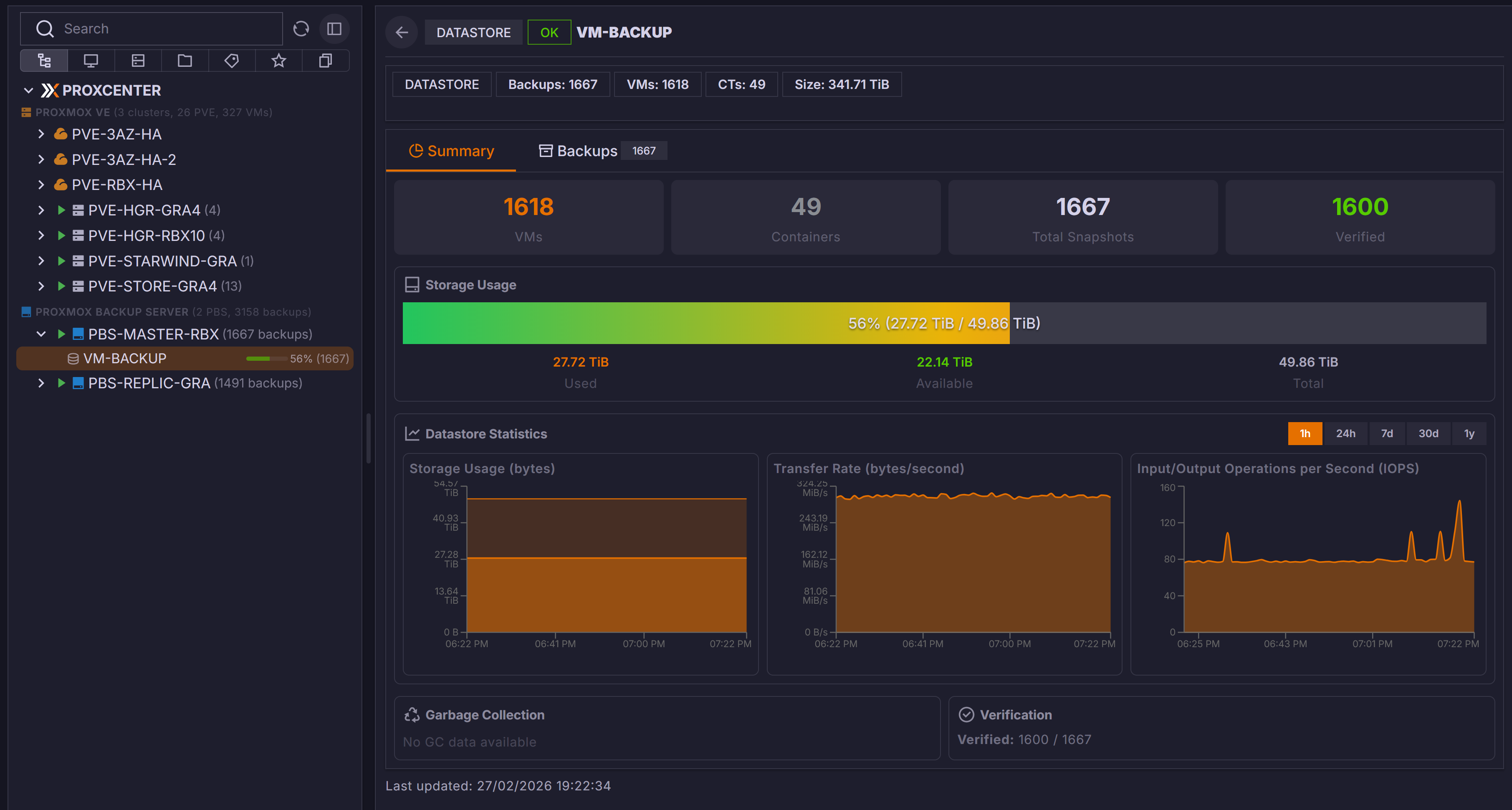 Multi-server PBS Management